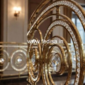 High-End Brass Crystal Railing Concepts CR-6797