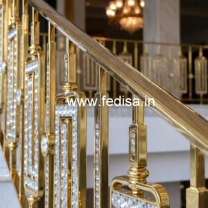 Premium Home Decor Brass Crystal Railings CR-6818
