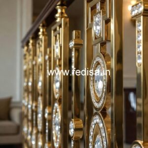 Premium Brass Crystal Railing Trends CR-6854