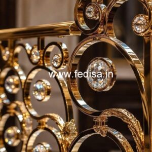 Premium Brass Crystal Railings for Design Ideas CR-6877