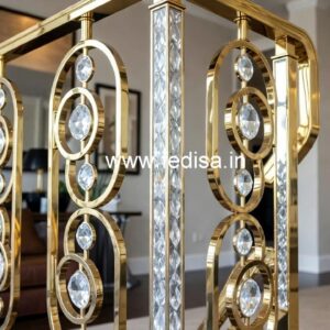 Stylish Brass Crystal Railings for Luxury Living CR-6883