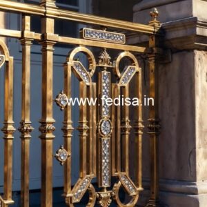 Unique Brass Crystal Staircase Designs CR-6896