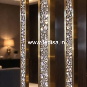 Premium Brass Crystal Staircase Designs CR-6916