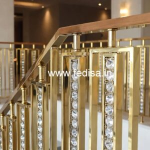 Premium Brass Crystal Railings for Luxury Design CR-6935