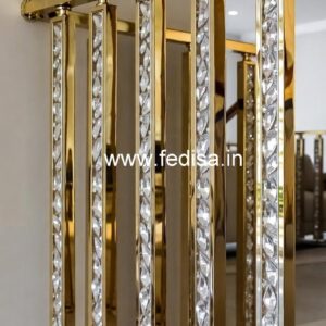 High-End Brass Crystal Staircase Railings CR-6947