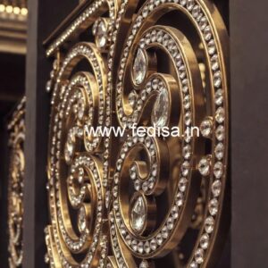 Elegant Brass Crystal Railings for Luxury Living CR-6968