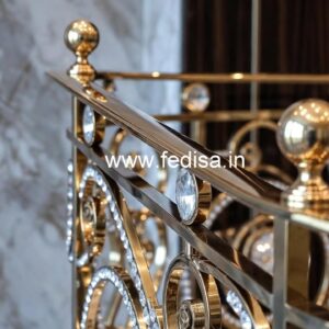 Premium Brass Crystal Railings for Stylish Interiors CR-6977