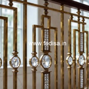 Royal Brass Crystal Railings for Modern Villas CR-6981