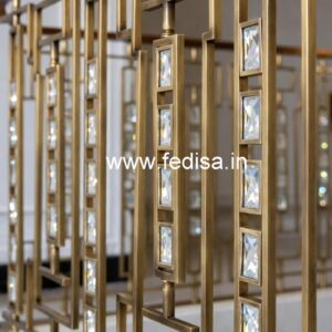 Luxury Brass Crystal Railings for Modern Living CR-6984