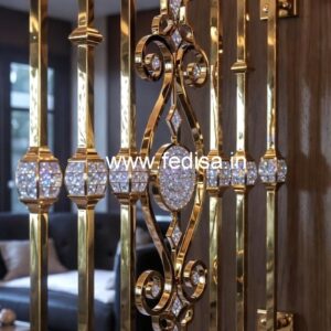 Premium Brass Crystal Railings for Design CR-6988