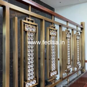Luxury Brass Crystal Railing Design Ideas CR-6993