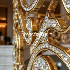 Brass Crystal Railing for Luxury Homes CR-6999