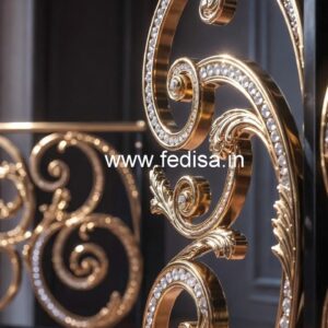 Unique Brass Crystal Railing Concepts CR-7006