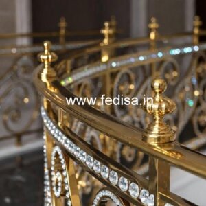 Premium Quality Brass Crystal Railings CR-7017