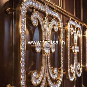 Classic Home Brass Crystal Railings CR-7023