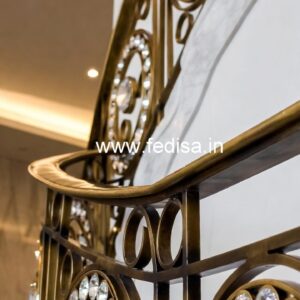 Classic Luxury Brass Crystal Railings CR-7052