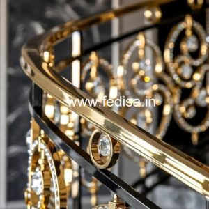 Premium Home Brass Crystal Railings CR-7058