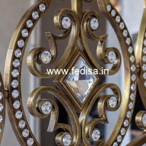 Brass Crystal Railings for Villas CR-7064