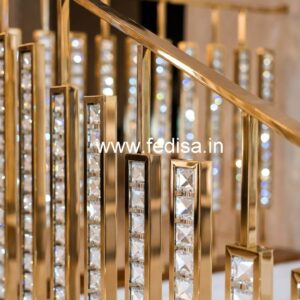 Brass Crystal Railings for Premium Homes CR-7083
