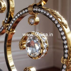 Classic Interior Crystal Brass Railings CR-7091