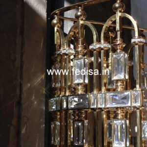 Premium Brass Crystal Railings for Interiors CR-7096
