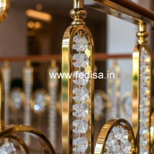 Stylish Brass Crystal Railing Inspiration CR-7108