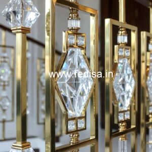 Premium Brass Crystal Railings for Luxury Homes CR-7172