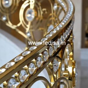Luxury Brass Crystal Railings for Home Styling CR-7180
