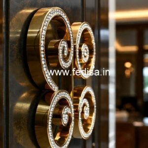 Elegant Brass Crystal Railings for Modern Homes CR-7182