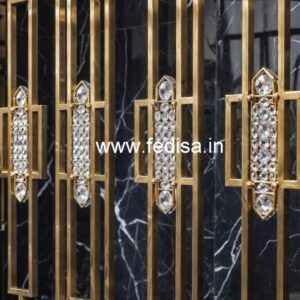 Modern Brass Crystal Railing with LED Lights CR-7205