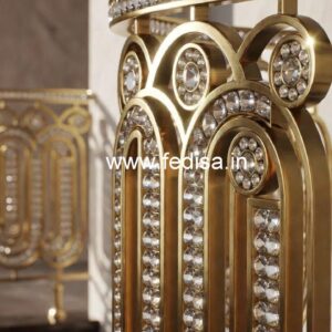 Luxury Brass Crystal Railings for Decor CR-7232