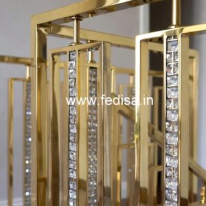 Premium Brass Crystal Railings for Interior Design CR-7253