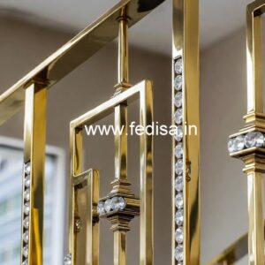 Designer Brass Crystal Railings for Home Decor CR-7261