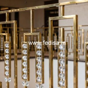 Luxury Brass Crystal Railings for Staircases CR-7265