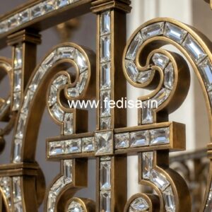 Premium Brass Crystal Railings for Stylish Interiors CR-7281