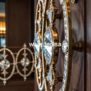 Luxury Brass Crystal Railings for Classic Interiors CR-7283