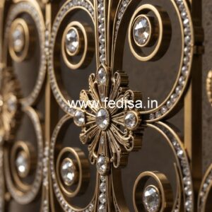 Premium Interior Brass Crystal Railings CR-7314