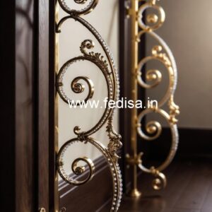 Glass & Brass Crystal Railing Combo Designs CR-7322
