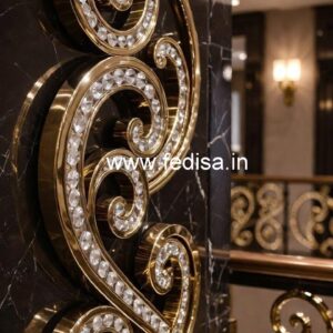 Elegant Brass Crystal Designs for Homes CR-7349