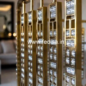 Luxury Home Decor Brass Crystal Railings CR-7352
