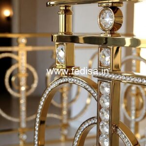 Brass Crystal Staircase with LED Lights CR-7354