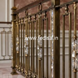 Classic Luxury Brass Crystal Railings CR-7356