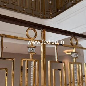 Premium Home Decor Brass Crystal Railings CR-7426