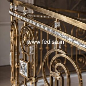 Luxury Brass Crystal Railing Inspiration CR-7444