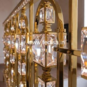 Premium Brass Crystal Railing Trends CR-7462