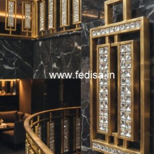 Premium Brass Crystal Railing Ideas CR-7466