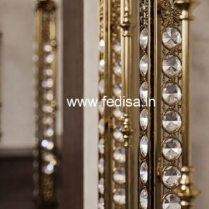 Elegant Brass Crystal Railings for Home Decor CR-7477