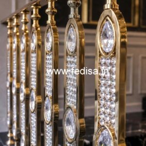 Premium Brass Crystal Railings for Design Ideas CR-7485
