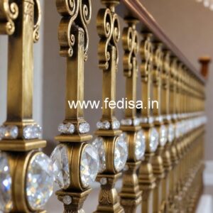 High-Class Brass Crystal Railing Styles CR-7508