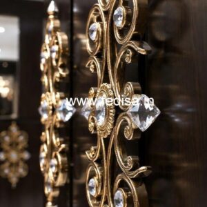 Designer Brass Crystal Railing for Luxury Homes CR-7529